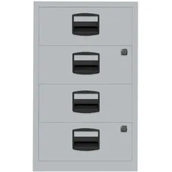 Beistellschrank PFA | 4 Universalschubladen - 355 silber