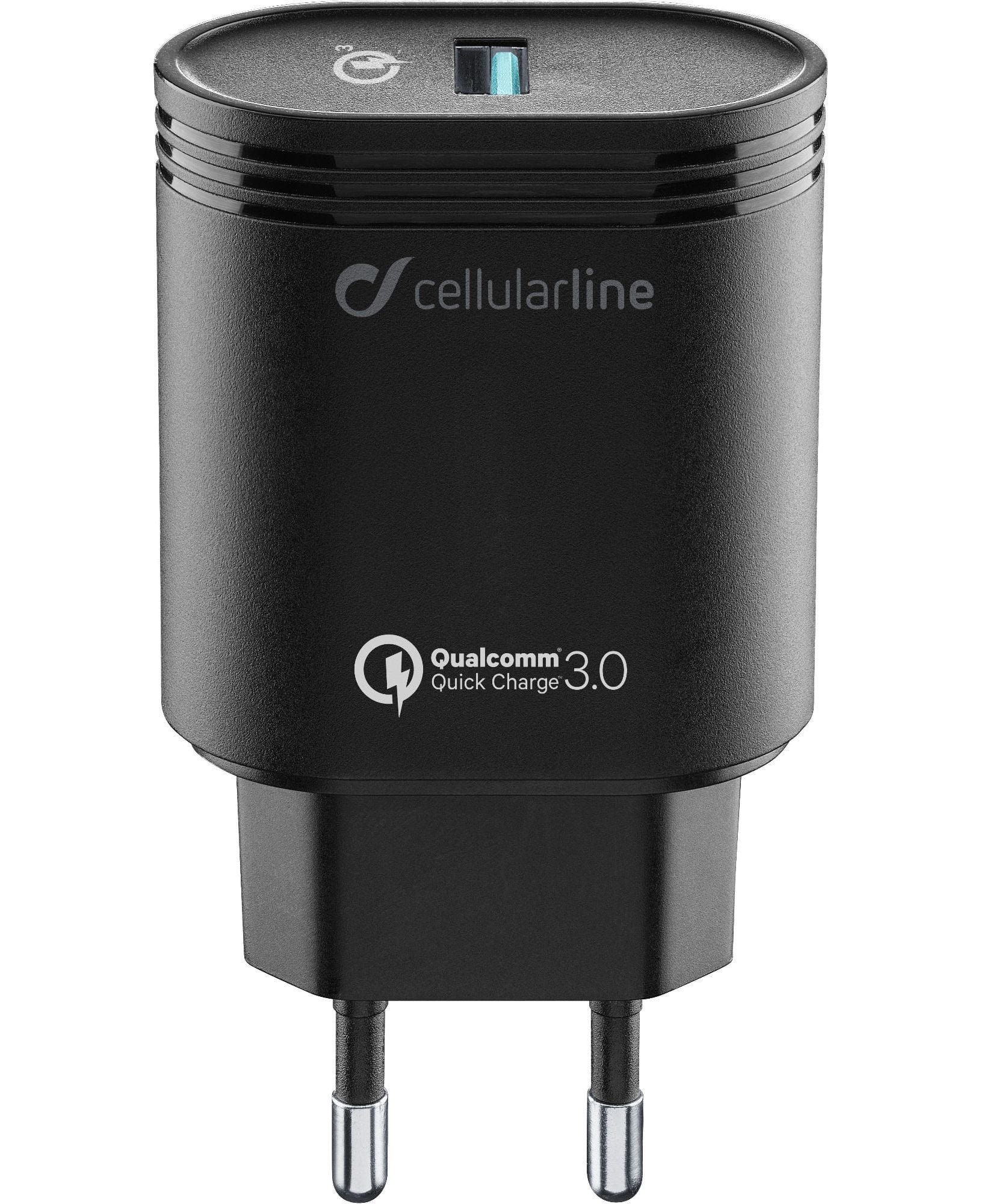 Cellular Line USB Charger 18W - Huawei, Xiaomi, Wiko, Asus and other smartphone ACHHUUSBQCK