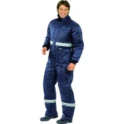 Kälteschutzoverall Kühlhaus 5134 marine, kornblau, Größe 2XL - blau - 2XL