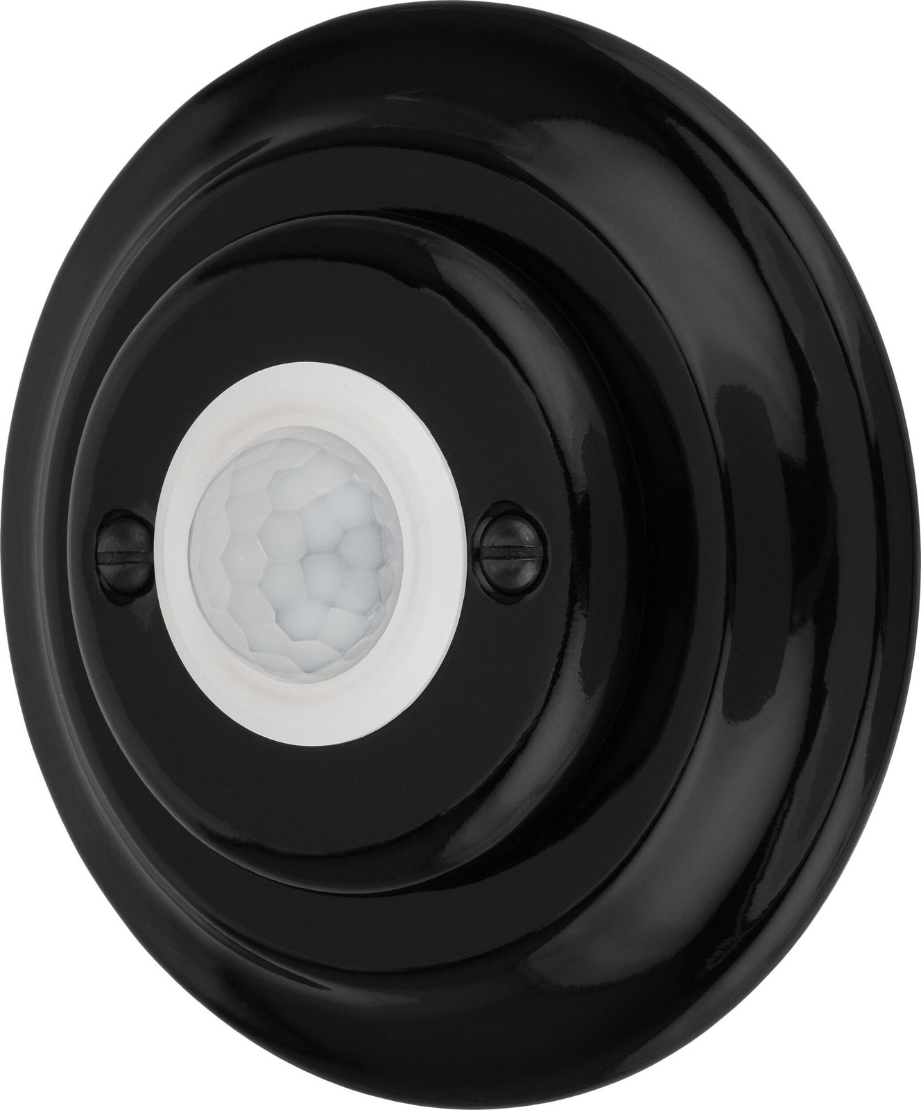 ADAKAT Inbouwspots I PR1 Retro-stijl Porselein LED met Bewegingsmelder Zwart