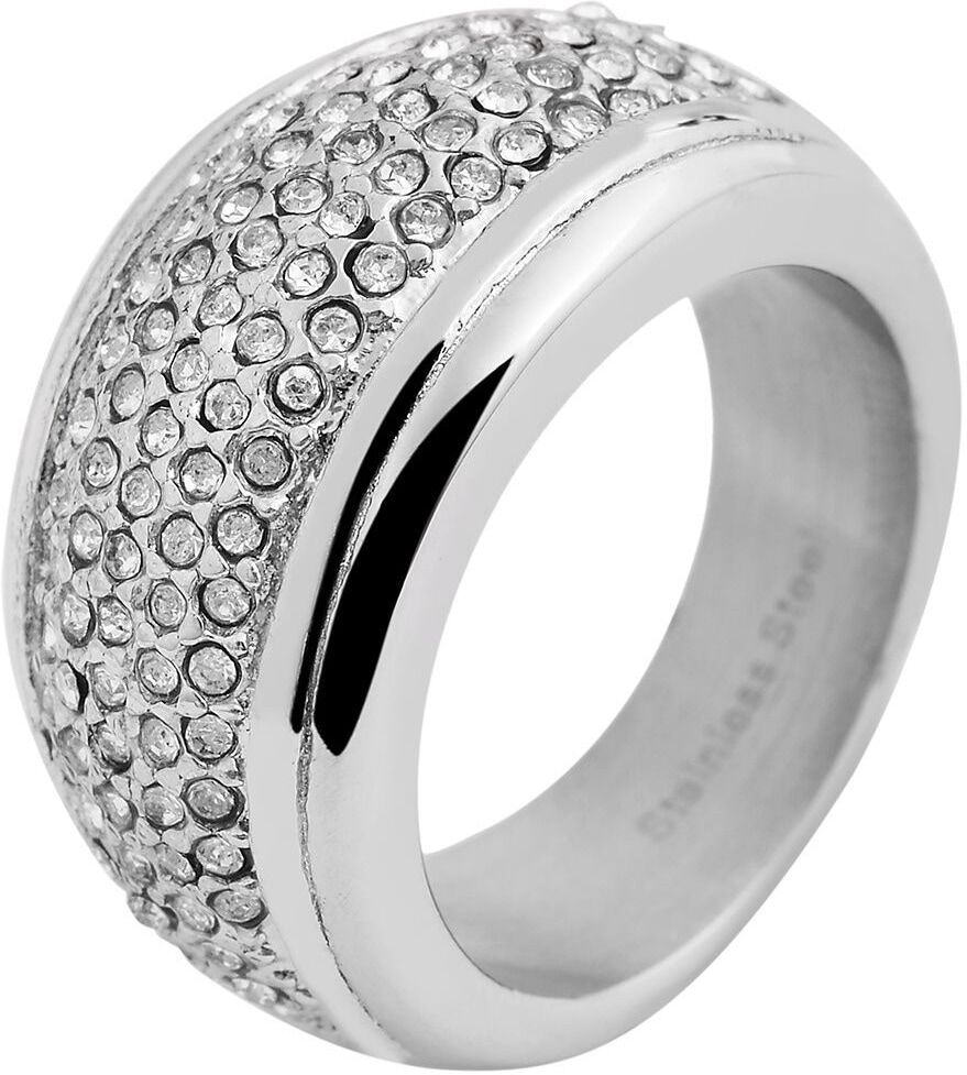 Fingerring AKZENT "Wilai, silberfarbig, langlebig" Gr. 54, silber (silberfarbig), Fingerringe, Damen, 54, Edelstahl, Fingerring