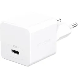 empower™ by PanzerGlass® Turbo 30W Ladegarät Single USB-C, EU Anschluss, Silber Weiss