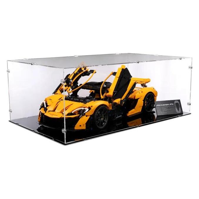 iDisplayit Acryl-Display XL für LEGO 42115 Lamborghini Sián FKP 37 (Mit schwarzem Boden) (120028)
