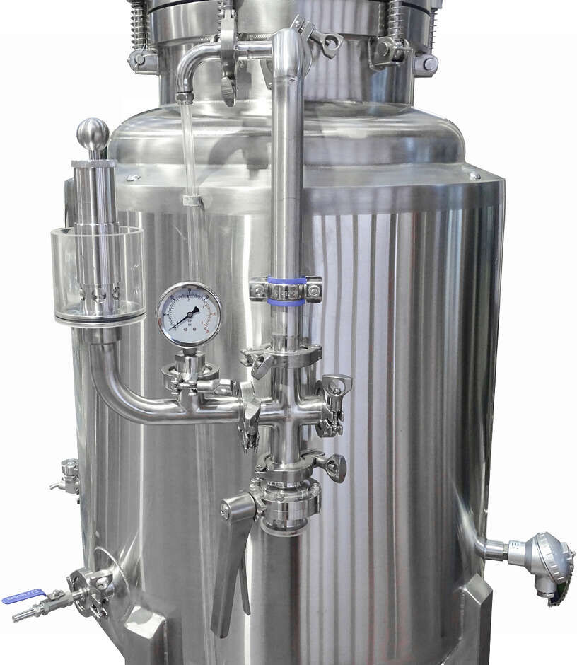 Polsinelli Réservoir Isobarique Réfrigéré 100 L - Fond Conique 60°