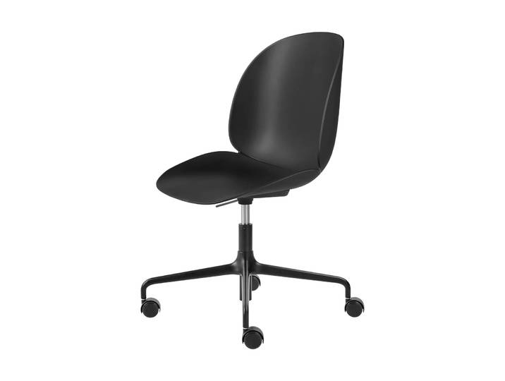 GUBI Beetle Meeting Chair Bürostuhl Black-black