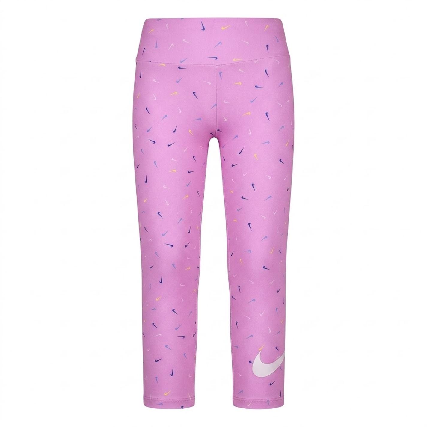 Nike Meisjes Swoosh Slim Leggings (Minerale)