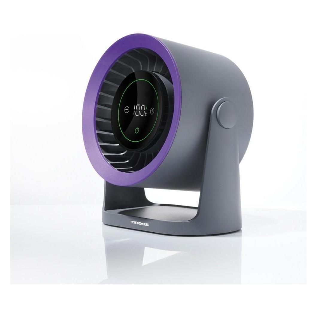 Tiross Wiederaufladbarer Ventilator mit LED-Anzeige (59290038)