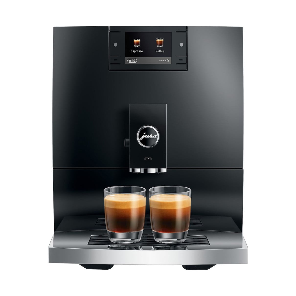 Jura C9 Volautomaat Piano Black met Wifi en Warmwaterfunctie