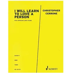 I Will Learn to Love a Person, Fachbücher von Christopher Cerrone