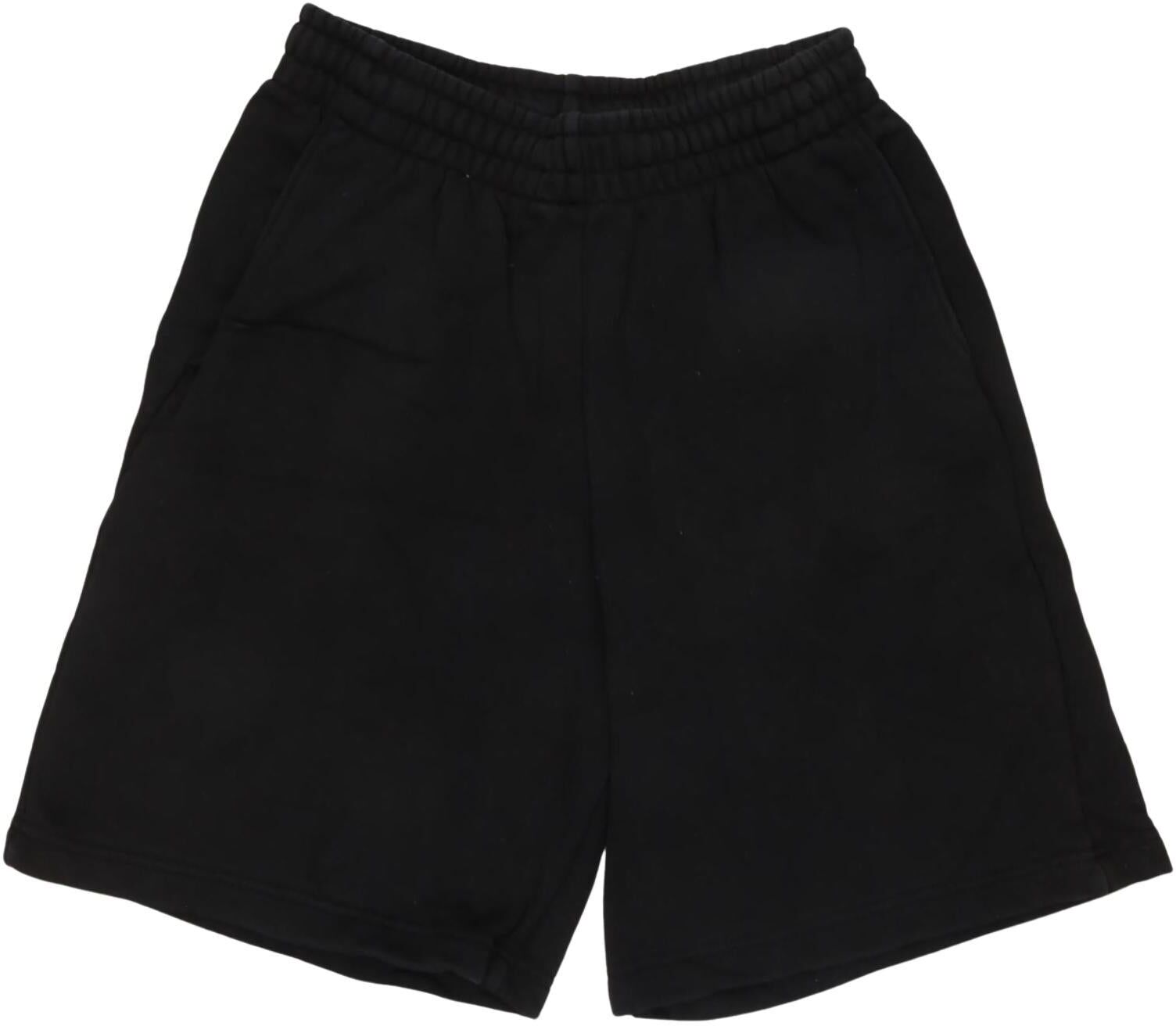 Weekday Herren Shorts, Schwarz, Gr. S, Baumwolle - Second Hand
