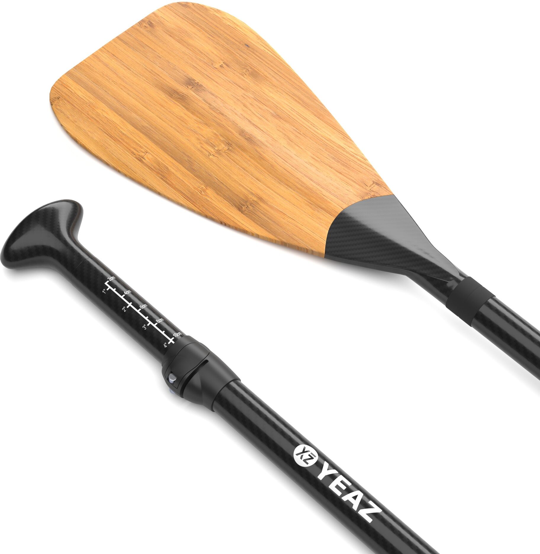 SUP-Paddel YEAZ "SUP Carbon Paddel NANI PLUS", schwarz, Paddel, SUP-Paddel