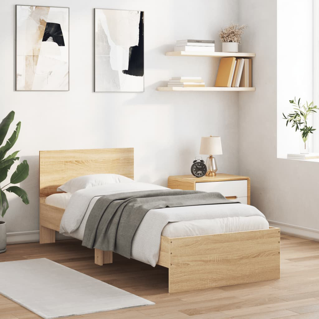 Latitude Run Bed Sonoma Oak Single (3')