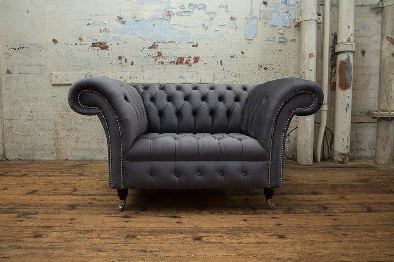 Chesterfield Design 1-zits fauteuil klassieke luxe sofa