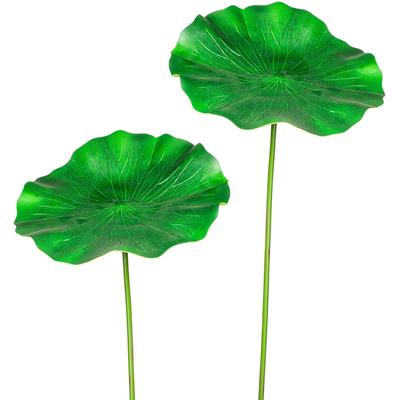 Kunstzweig CREATIV GREEN "Lotusblatt", grün, B:47cm H:100cm, Kunststoff, Kunstpflanzen, Kunstzweig, 2er Set