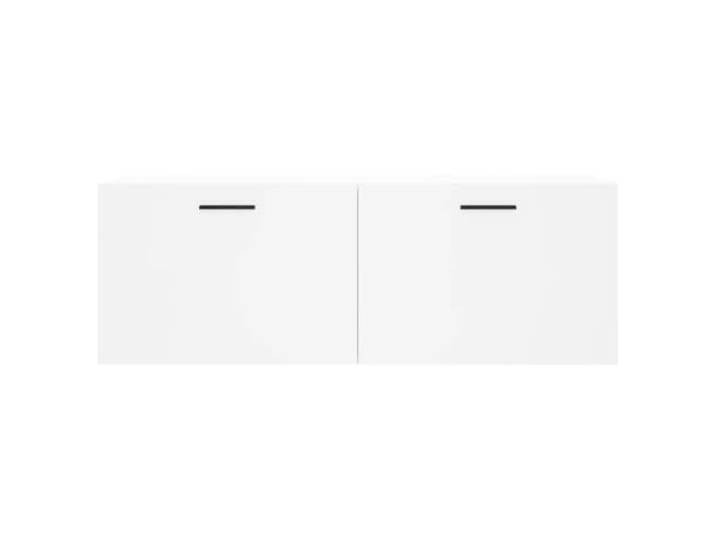 KTHLBRH Wandschrank weiß 100 x 36,5 x 35 cm aus mehrschichtigem Holz Wandmontage, großer Raum, feuchtigkeitsbeständig, glatte Oberfläche, dekorativ