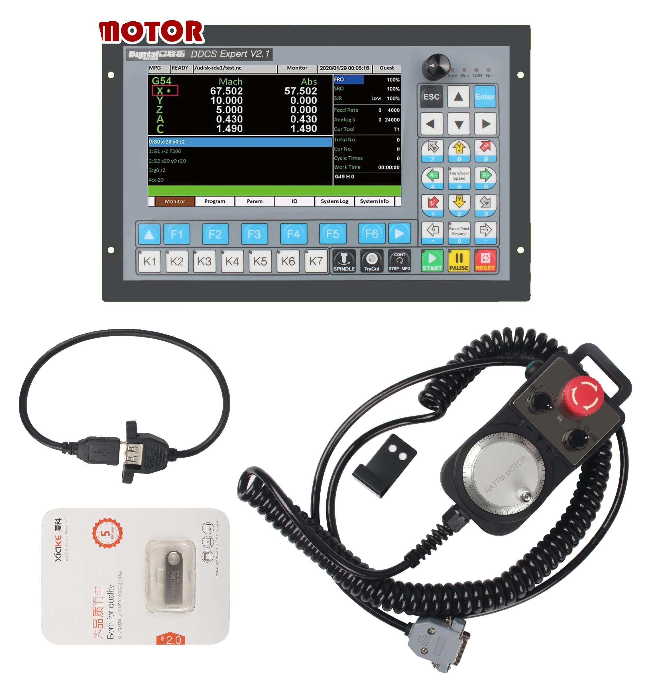 CNC-Controller, 5-Achsen-Unterstützung, Hochfrequenzleistung, Experte 2.1 hinzufügen MPG, 5 Achsen-b