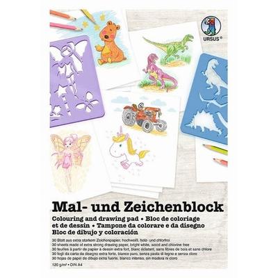 URSUS Mal- und Zeichenblock, DIN A4