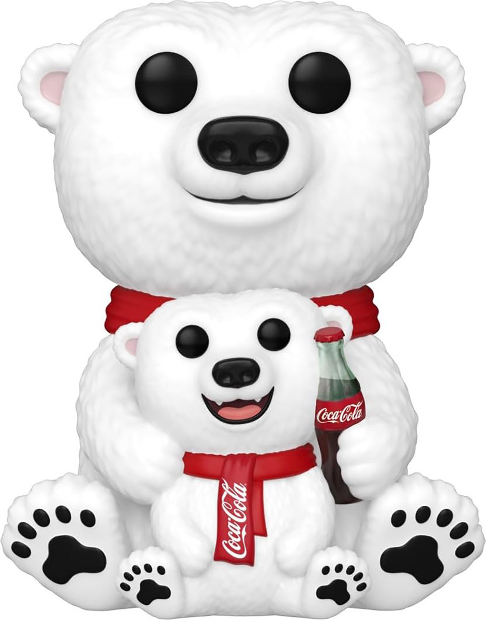 Funko Coca-Cola POP&Buddy! Films Vinyl figuurtjes Beer & Cub, 9 cm