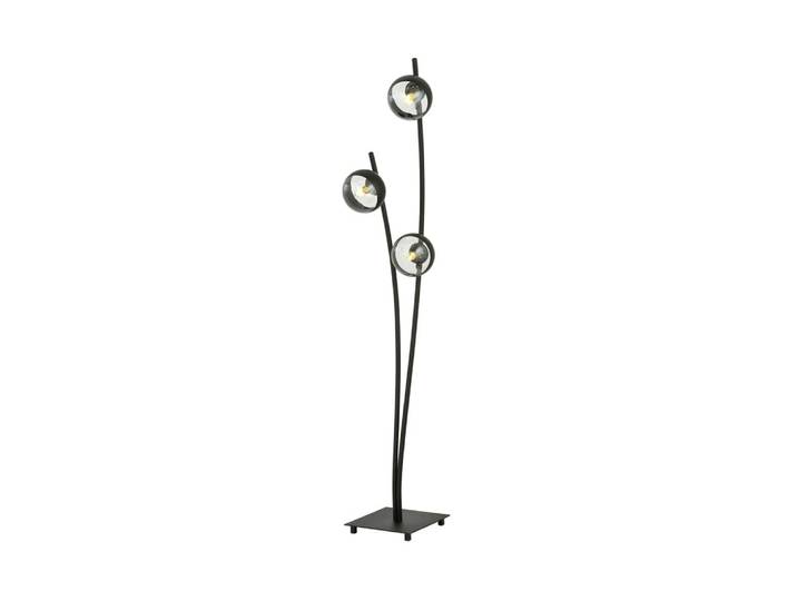 Lampadaire de style moderne avec 3 sphères transparentes