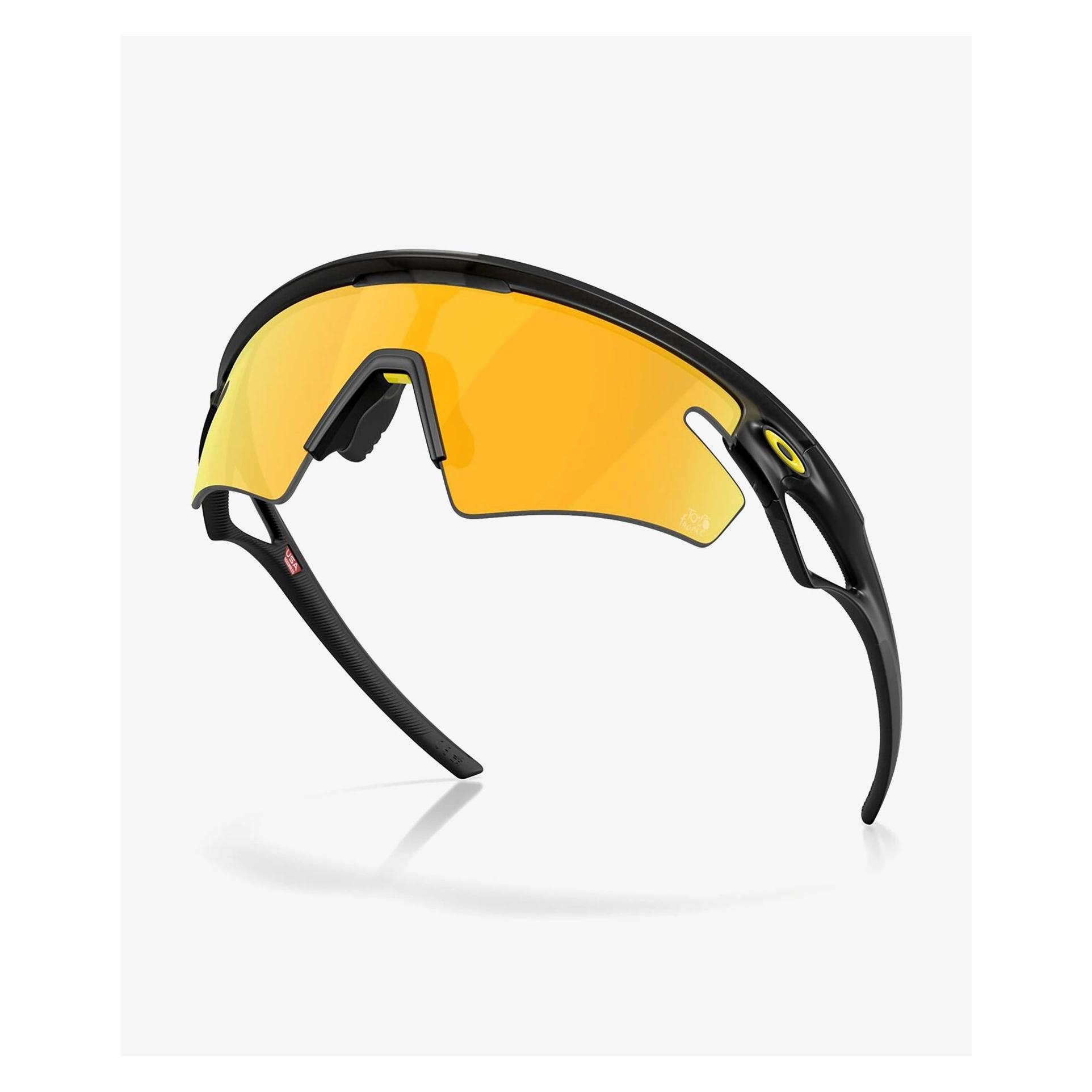 Oakley Sphaera Slash - Radbrille (Matte Black, TDF Matt Schwarz INK, Prizm 24K polarisiert, Prizm 24k polarized) (687778)