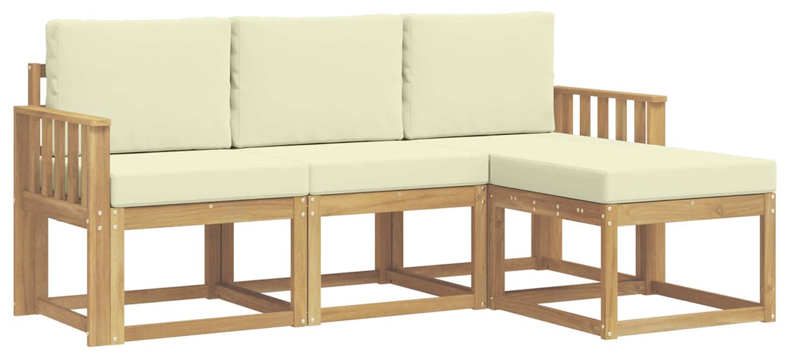 Outdoor-Sofagarnitur 4 pcs