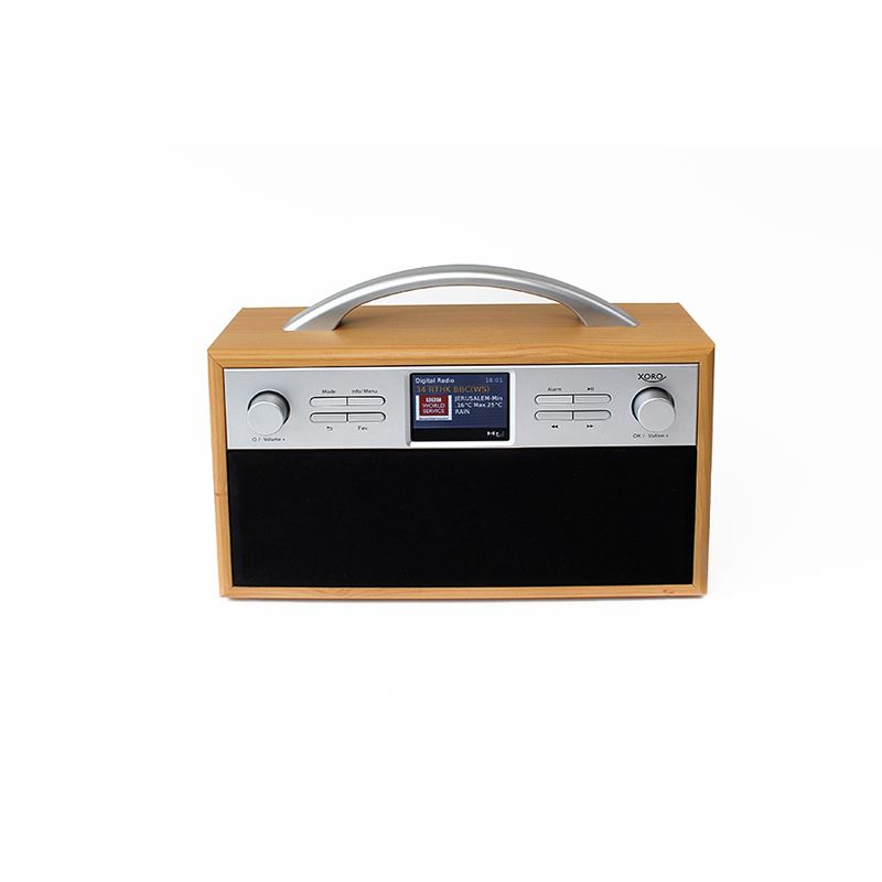 Xoro DAB 250 IR WLAN-Stereo-Internetradio DAB+/FM/Spotify/Bluetooth, braun