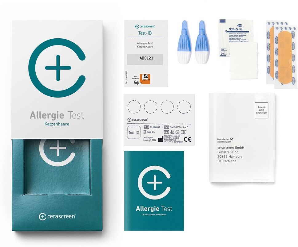 Cerascreen Allergie-Test-Kit Katzenhaare Blut 1 St Test