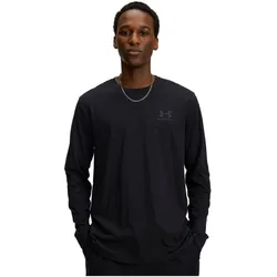 Under Armour, Herren, Sportshirt, Sportstyle Left Chest Ls (L), Schwarz