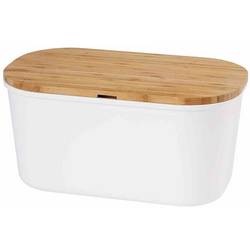 Kesper 58080 Brotbox weiß Melamin, 37 x 17,5 x 21,5 cm