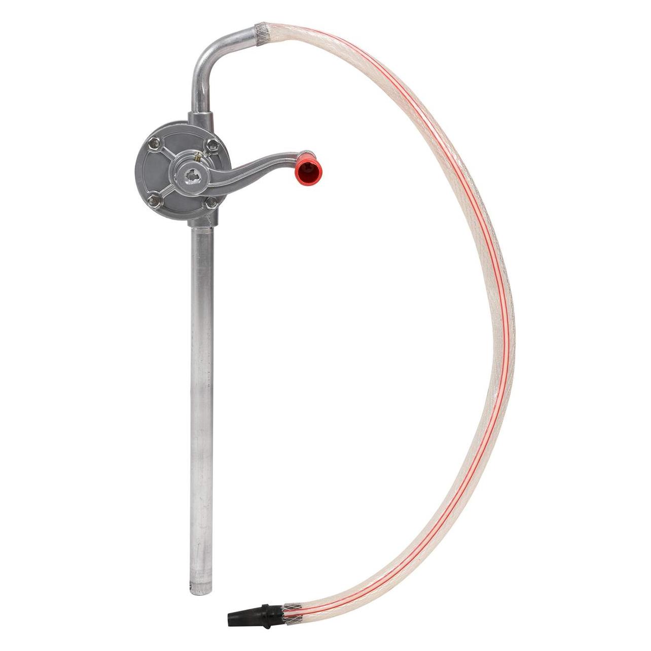 Toya Vorel Mini Aluminium Hand Ölfasspumpe mit Kurbel, 15 Liter/min, robustes und leichtes Design (78003)