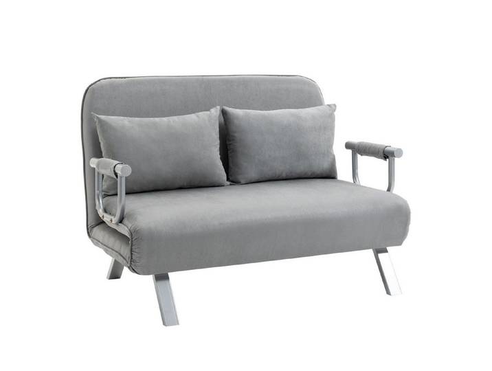 MC Star Schlafsofa Zweisitzer Bettfunktion & Kissen, Verstellbares Sofa, bis 150kg