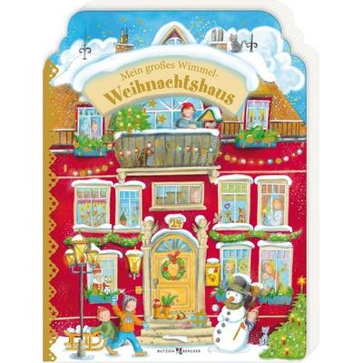 Mein großes Wimmel-Weihnachtshaus, Gebundene Ausgabe von Vera Lörks, Butzon & Bercker, 978-3-7666-3922-6