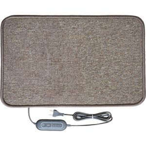 Arnold-Rak Heizmatte HeatMaster FH 21054-CD, cognac, 90 x 60 cm, 150 Watt, mit Timer & Thermostat, bis 40°C