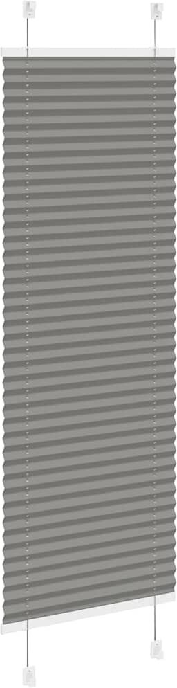 vidaXL Store plissé anthracite 45x100 cm largeur du tissu 44,4 cm