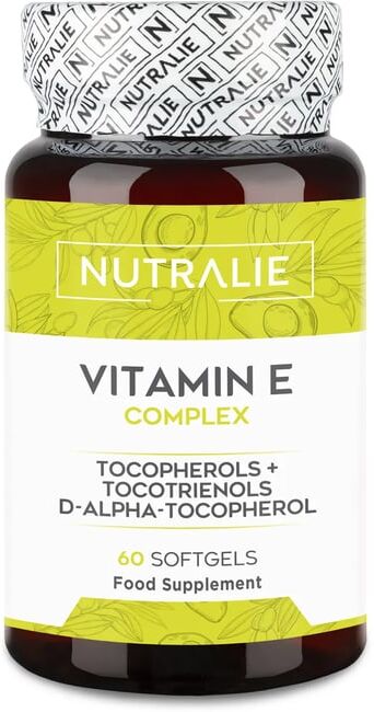 Nutralie Vitamina E Complex Tocoferóis Tocotrienóis 60 Softgels