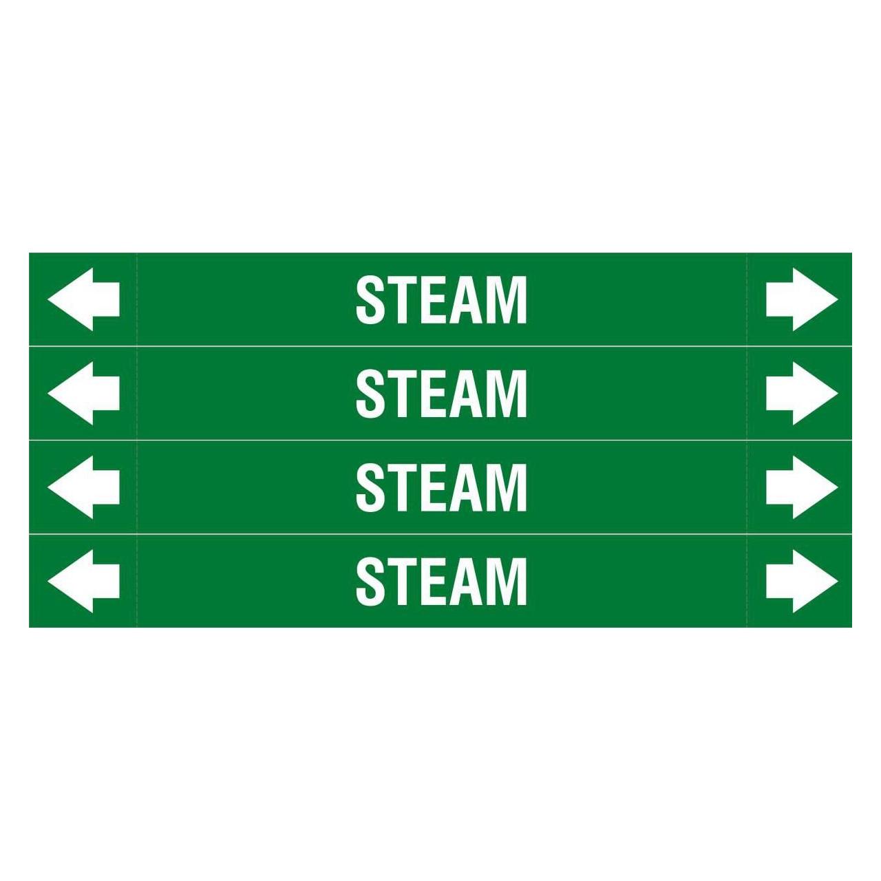 Brady ASME - Rohrmarkierer - Steam (ASMEPM-26X230MM-STEAM)