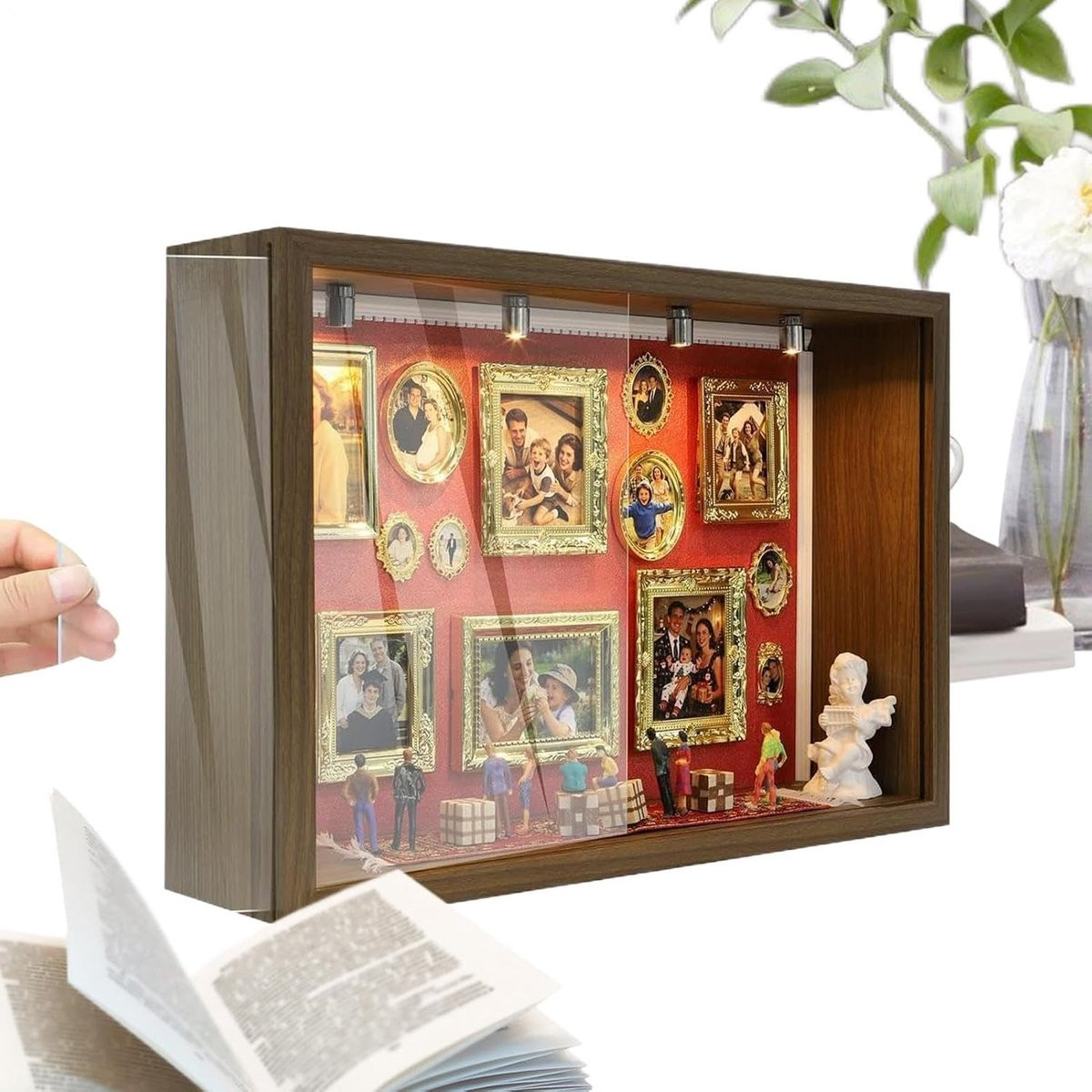 Fotolijst Museum Kit Herinneringsdoos DIY voor persoonlijke decoratie B/D/H: 33 x 22 x 8 cm