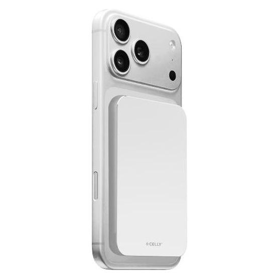 Celly MAGSAFE PB MATCH 5000MAH WHITE (5000 mAh, 15 W) (MAGPBMATCH5WH)