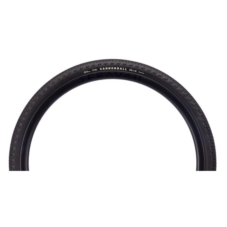 Teravail Cannonball Light & Supple Faltreifen, 700x40C, 40-622, Fast Compound, Tubeless, black (40-622) (66486845)
