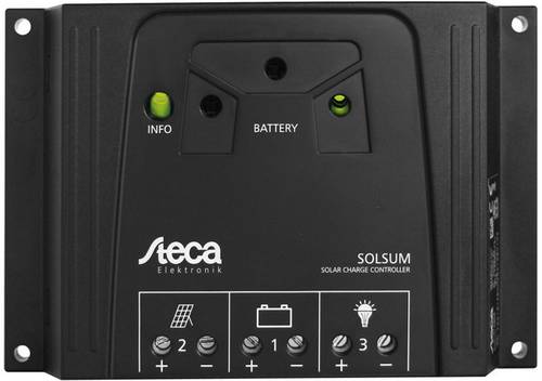 Steca Solsum 0808 Laderegler 12 V, 24V 8A