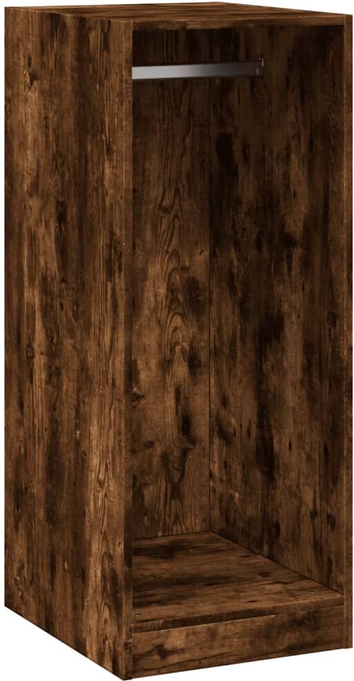 vidaXL Garde-robe chêne fumé 48x41x102 cm bois d'ingénierie
