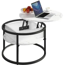 Vicco, Couchtisch + Beistelltisch, Marlo (57 x 57 x 47.50 cm)