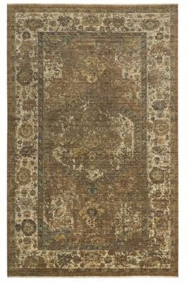 Alora Decor Intrepid Classical Faded Medallion Wool Rug