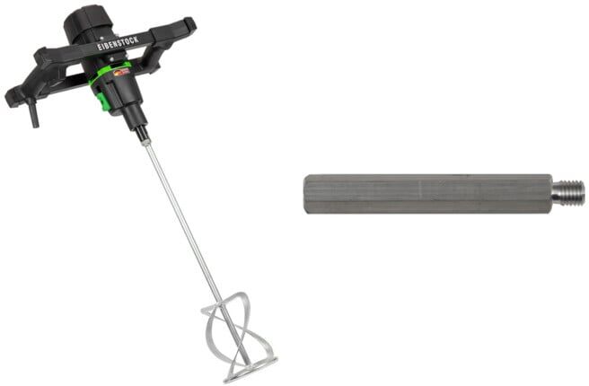 Set Eibenstock Rührwerk EHR 20/2.6 S Set + Verlängerung 150 mm x M 14