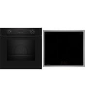 BX46PIB0, Backofen-Set schwarz/edelstahl