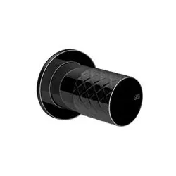 Gessi Habito Fertigmontageset Waschtisch-Einhebelmischer, für Abgang oben, Wandmontage, INTRECCIO, 70199706, Farbe: Metall Schwarz PVD