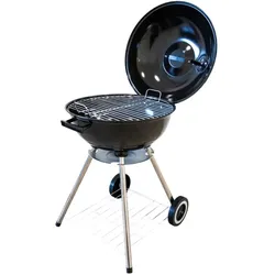 Edelstahl Holzkohle Kugelgrill