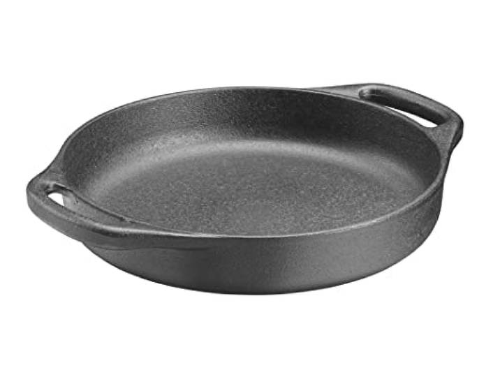 SKEPPSHULT Gourmetpfanne aus Gusseisen, 26 cm Durchmesser, Schwarz