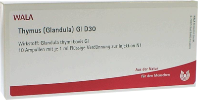 WALA Heilmittel GmbH THYMUS GLANDULA GL D 30 Ampullen 10X1 ml 03353986