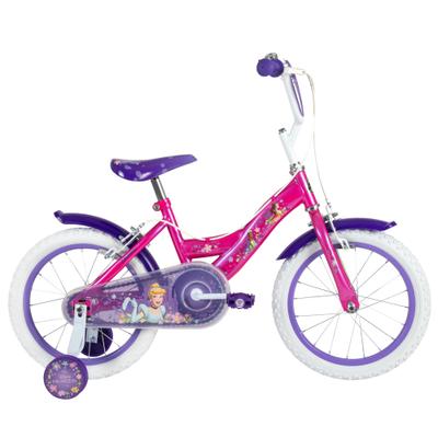 Kinderfahrrad HUFFY "Huffy Disney Princess 16-Zoll-Fahrrad", pink (rosa), Fahrräder, Kinder, 16 Zoll (40,64cm) hinten: 16 Zoll (40,64cm)